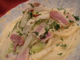 パスタ 白菜