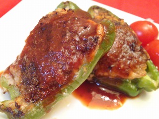 レシピ ピーマンの肉詰め