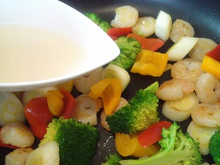 レシピ エビの塩味炒め