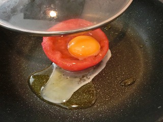 レシピ とろーり卵とトマトのサラダ