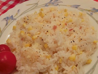 レシピ とうもろこしご飯