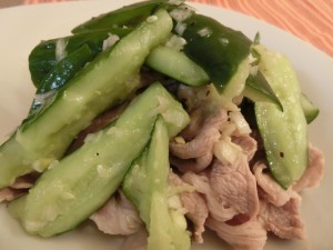 ノンストップ!の豚しゃぶのたたきキュウリのせ