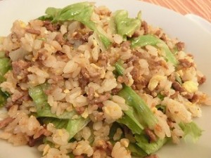 NHKあさイチのレタスたっぷりシャッキリチャーハン