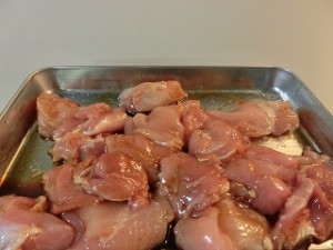 キューピー3分クッキングのチキンソテーにんにくマヨソース