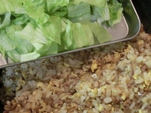 NHKあさイチのレタスたっぷりシャッキリチャーハン