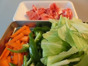 キューピー3分クッキングのスパイシーソース焼きそば