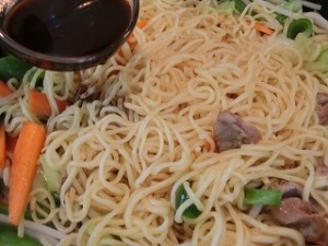キューピー3分クッキングのスパイシーソース焼きそば