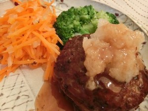 男子ごはんの和風煮込みハンバーグ
