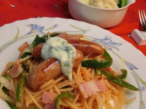 男子ごはんの心平流ナポリタン