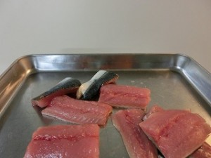 ノンストップ!のサンマと豆腐の中華ネギソース