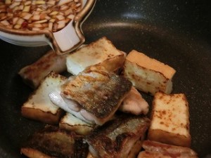 ノンストップ!のサンマと豆腐の中華ネギソース