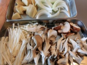 いっぷく!まんぷくキッチンのサケとキノコの蒸し焼き