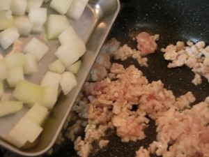 NHKあさイチのとうがんと鶏肉の混ぜごはん