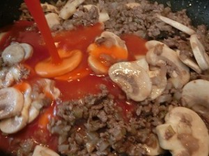キューピー3分クッキングのミートソーススパゲティ