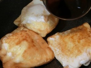 NHKきょうの料理ビギナーズの油揚げの卵詰め焼き