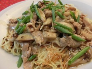 NHKきょうの料理の中国風きのこあんかけ焼きそば