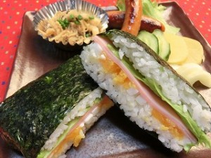 ノンストップ!のハムと卵のおにぎりサンド