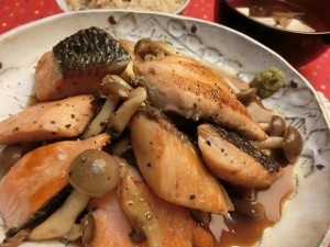 ノンストップ!の秋香る鮭としめじのバターしょうゆ