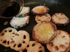ノンストップ!の薩摩芋とレンコンのデパ地下風