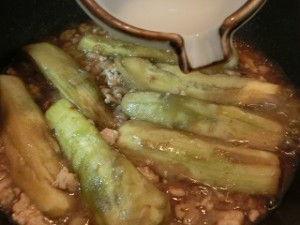 おかずのクッキングの麻婆(マーボー)翡翠なす