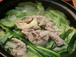 ノンストップ!の豚とキャベツのニンニク塩バター鍋