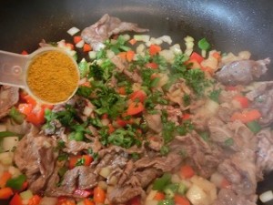 上沼恵美子のおしゃべりクッキングの牛肉のピラフ カレー風味