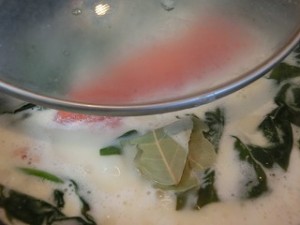 上沼恵美子のおしゃべりクッキングのサーモンとほうれん草のクリーム煮