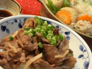 男子ごはんの鬼しょうがダレ牛丼