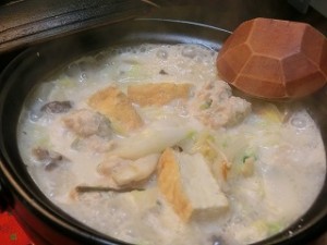 みんなの家庭の医学のふわふわ鶏団子の豆乳鍋