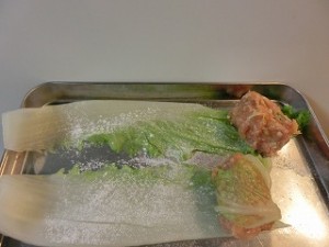 ノンストップ!の白菜の肉詰め焼き