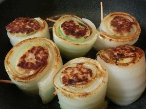 ノンストップ!の白菜の肉詰め焼き