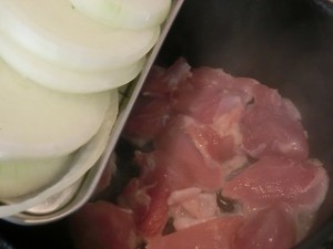 男子ごはんの鶏と香味野菜のすき焼き鍋