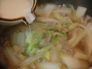 NHKあさイチの白菜そぼろ