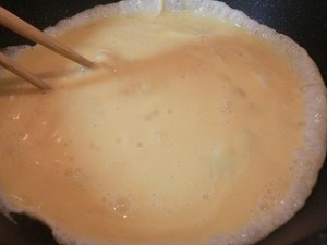 ノンストップ!のパイタン風オムそば