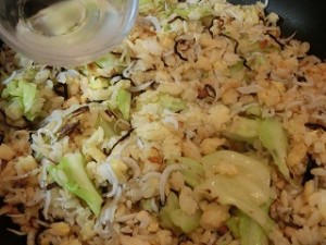 ZIP!モコズキッチンの塩こんぶとシラスのチャーハン