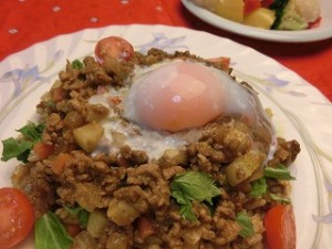 ノンストップ!のセロリたっぷりドライカレー