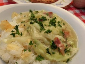 ノンストップ!のダブルポテトのあんかけ丼