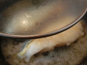 ノンストップ!のバタポンソースde鱈のムニエル
