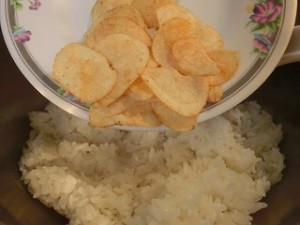 ノンストップ!のダブルポテトのあんかけ丼
