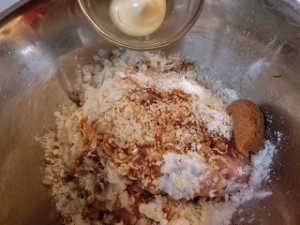 世界にひとつ ミラクルレシピの照り焼きハンバーグ風鶏つくね