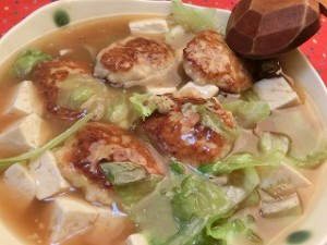 上沼恵美子のおしゃべりクッキングの鶏団子と豆腐のあんかけ