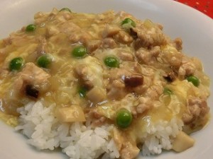 ノンストップ!のお手軽!あんかけ親子丼