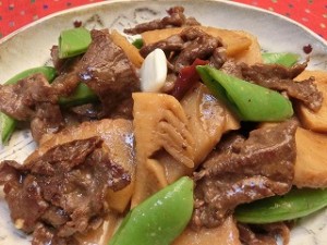 ノンストップ!の牛肉と筍のちょっと洋風な味噌バタ煮