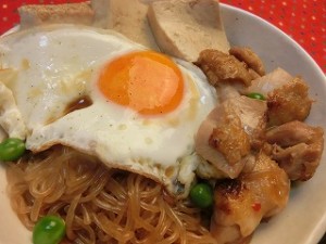 ノンストップ!のしらたき丼