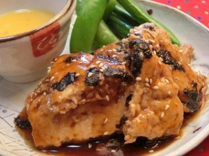 ノンストップ!の簡単!鶏つくねの照り焼き