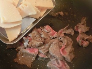 ノンストップ!の牛肉と筍のちょっと洋風な味噌バタ煮