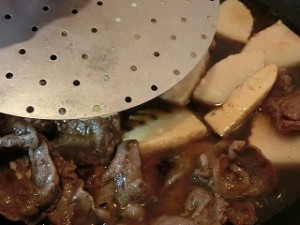 ノンストップ!の牛肉と筍のちょっと洋風な味噌バタ煮