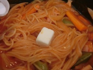 ノンストップ!の春野菜のナポリタン