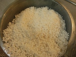 男子ごはんの塩鮭の和風パエリア