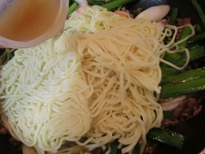 ノンストップ!のタケノコとエビのさわやか焼きそば